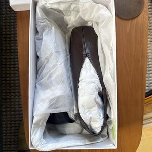 Shop Peche Odina brown leather shoes